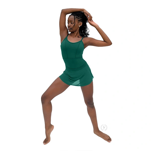 Eurotard Mircrofiber Princess Seam Empire Waist Leotard -Adult Hunter Green / L