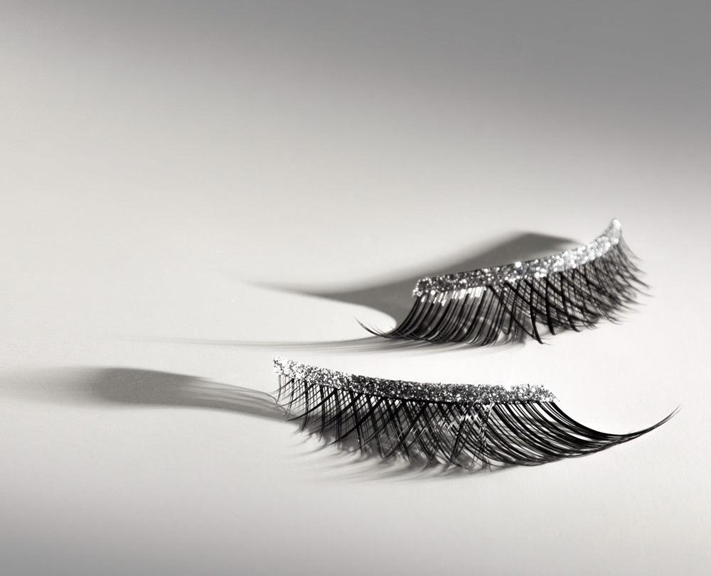 FL0020 Silver Glitter Liner Lashes Dance Gear Etc.