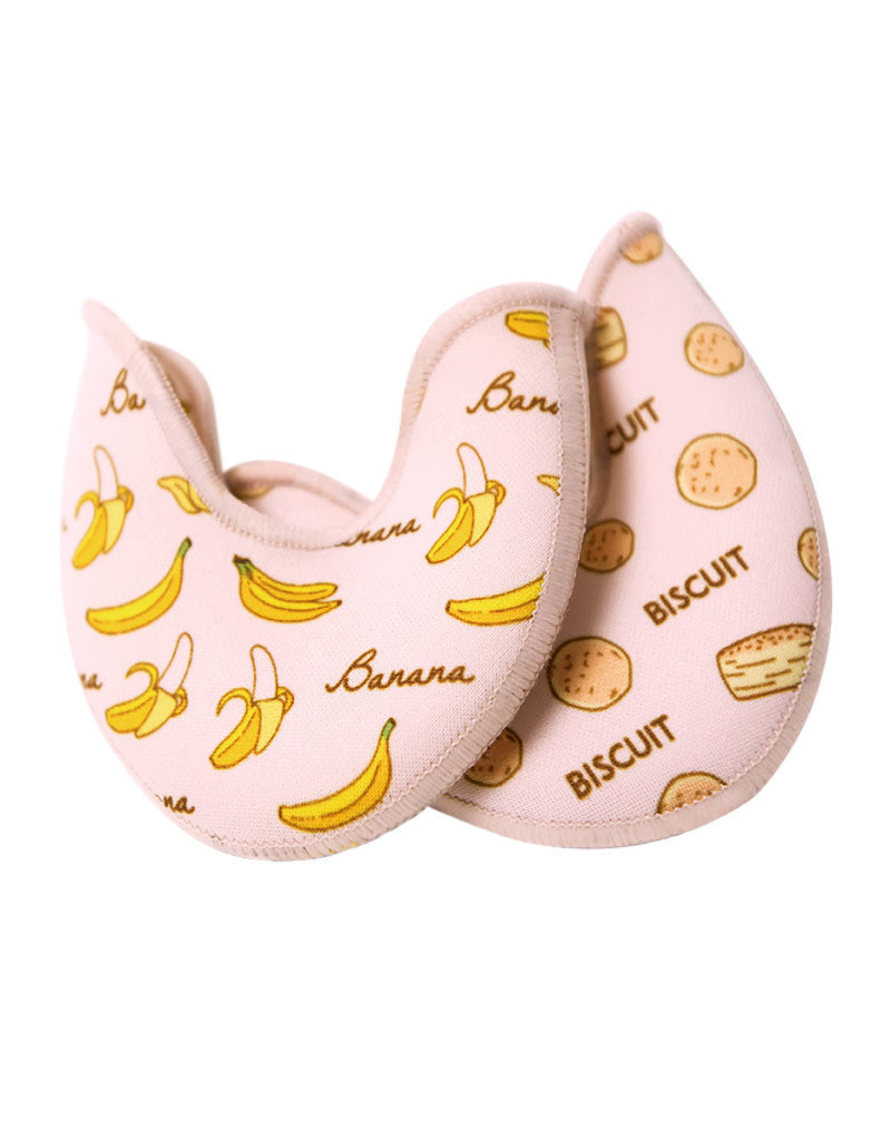 Suffolk Banana + Biscuit Printed Toe Pad