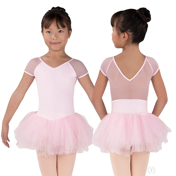 Eurotard Girls Cap Sleeve Tutu Dress