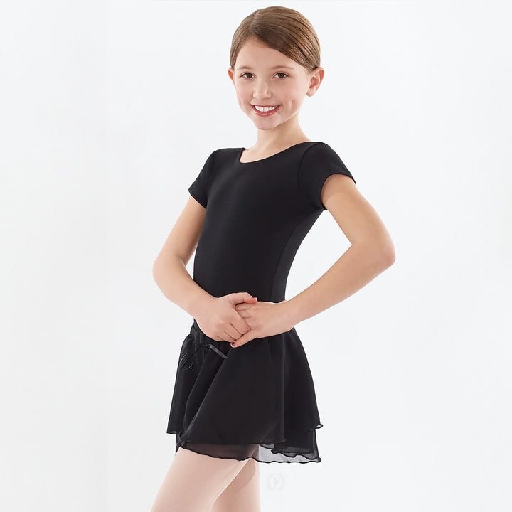 Eurotard Girls Double Layer Chiffon Pull On Skirt