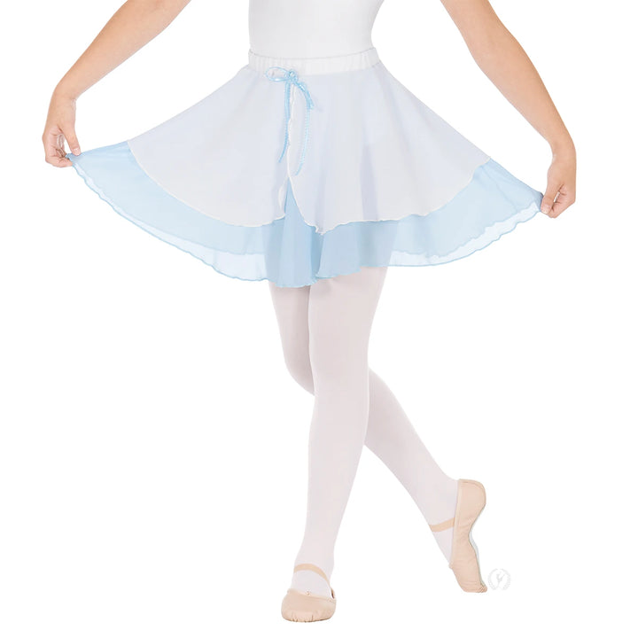 Eurotard Girls Double Layer Chiffon Pull On Skirt