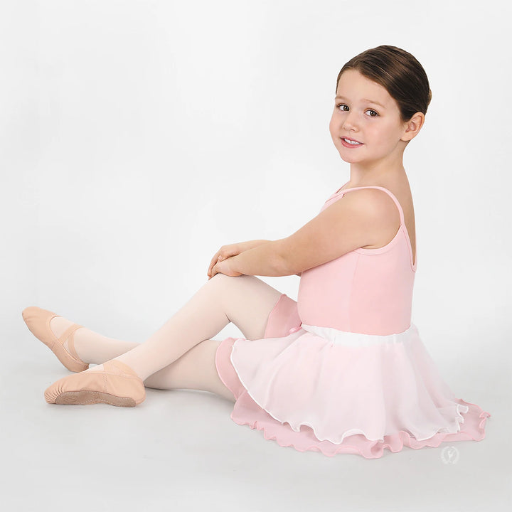Eurotard Girls Double Layer Chiffon Pull On Skirt