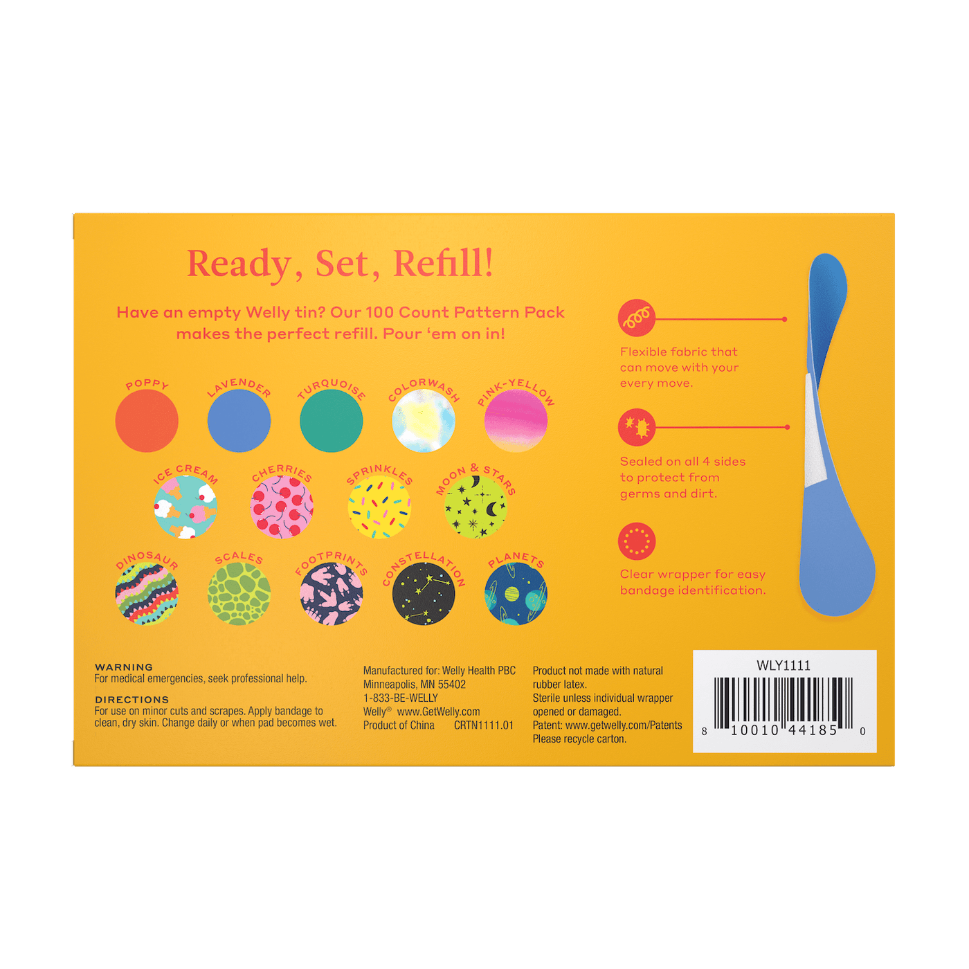Welly Flexible Fabric Bandage Refill Carton - Dance Gear Etc.