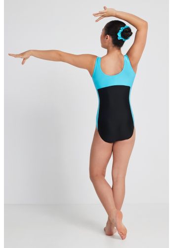 Mondor Gymnastics Aqua - Sleeveless Leotard