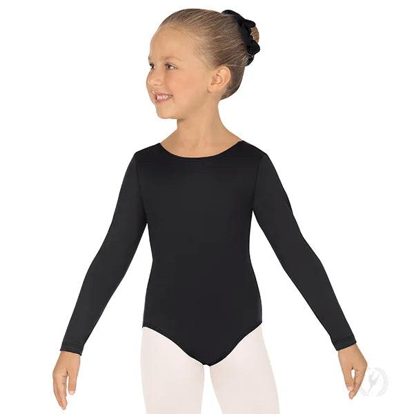 Eurotard Girls Cotton Lycra® Long Sleeve Leotard - Dance Gear Etc.