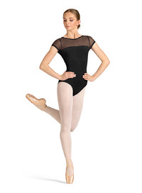 Bloch Mirella Mesh Cap Sleeve Leotard