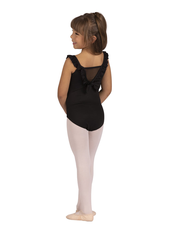 DanzNMotion Child Babe Ruffle Neck Leotard