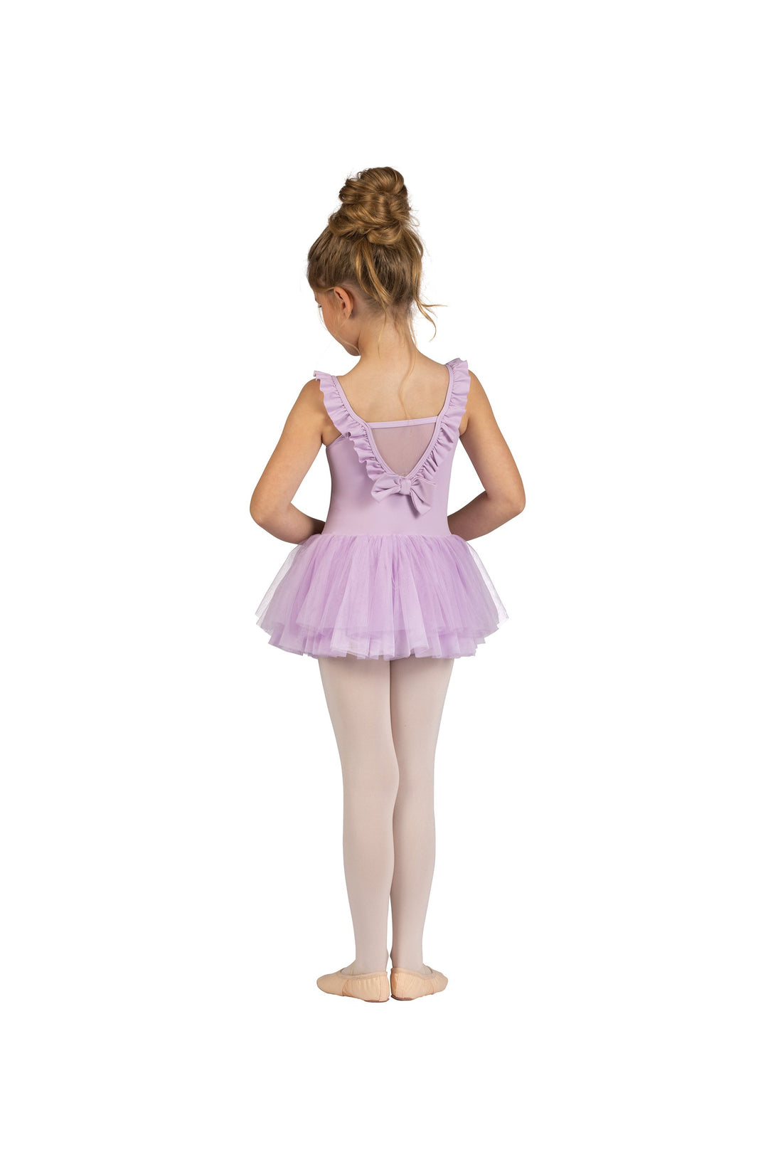 DanzNMotion Child Ruffle Trim Babette Dress