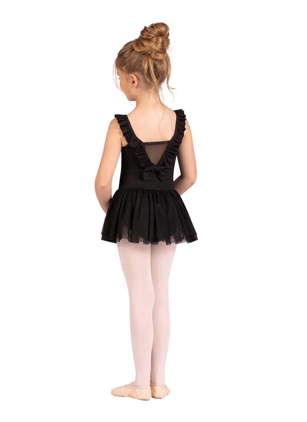 DanzNMotion Child Ruffle Trim Babette Dress