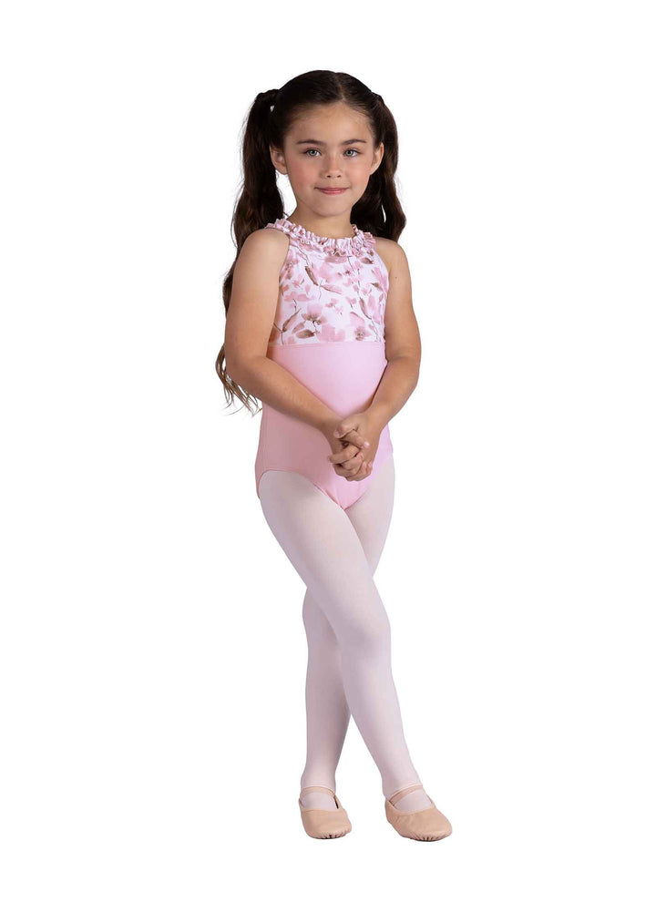 DanzNMotion Child Ruffle Print Leotard