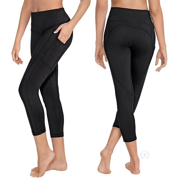 Eurotard Womens Performance Microfiber 7/8 Length Leggings