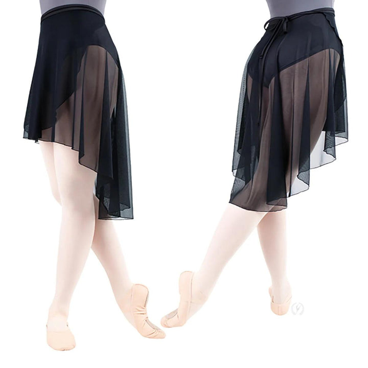 Eurotard Womens Dramatic Mesh Wrap Skirt - Dance Gear Etc.