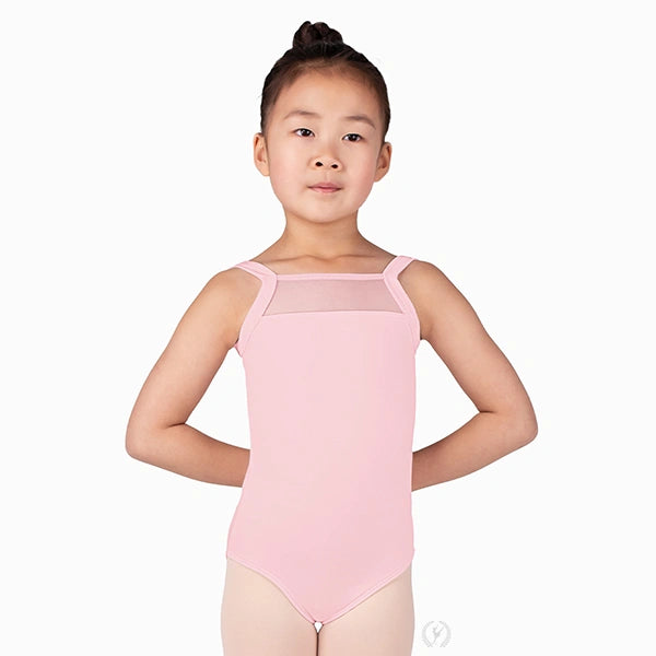Eurotard Girls Silhouette Mesh Slim Tank Leotard