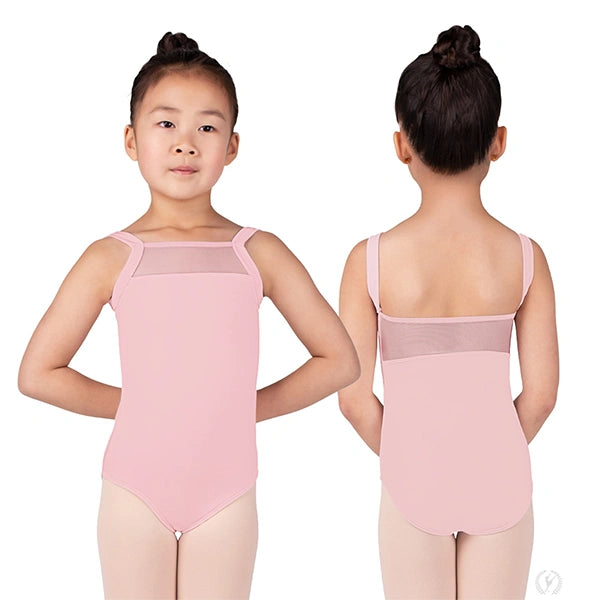 Eurotard Girls Silhouette Mesh Slim Tank Leotard