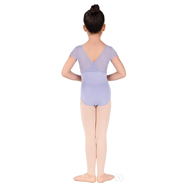Eurotard Girls Silhouette Mesh Crossover Back Leotard