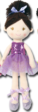 Sparkle Ballerina Doll 14"