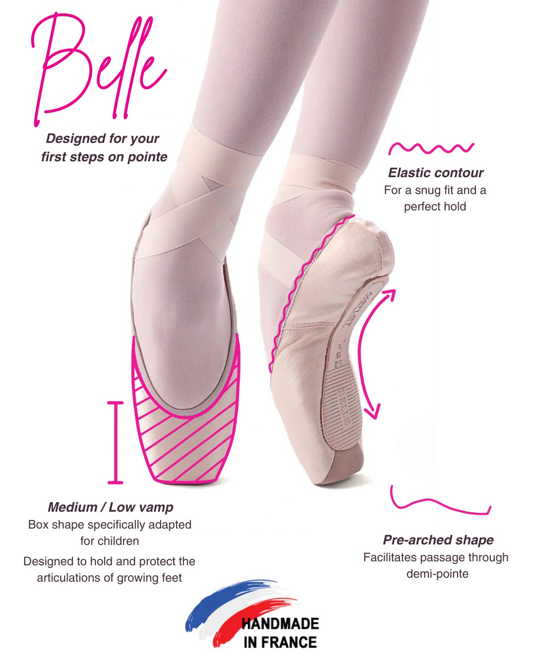 Merlet Belle Pre-Pointe Shoe