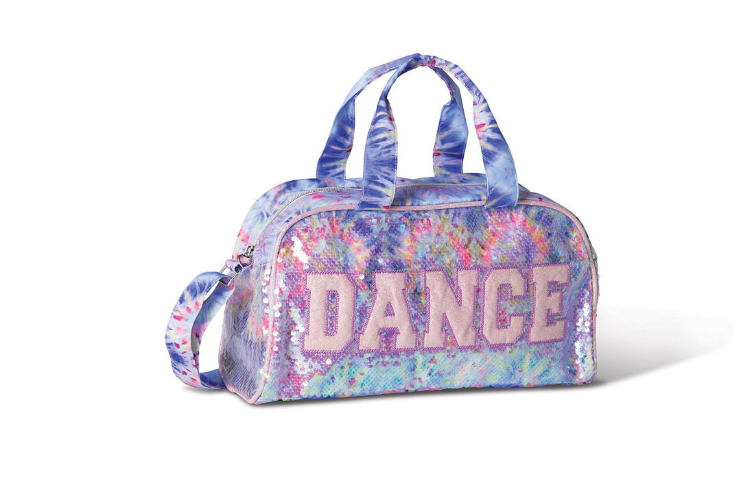 DanzNMotion Groovy Sparkle Tie-Dye Duffle Bag