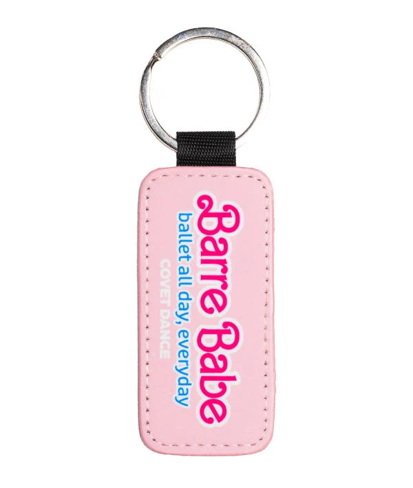 Covet Dance Barre Babe Glitter Keychain