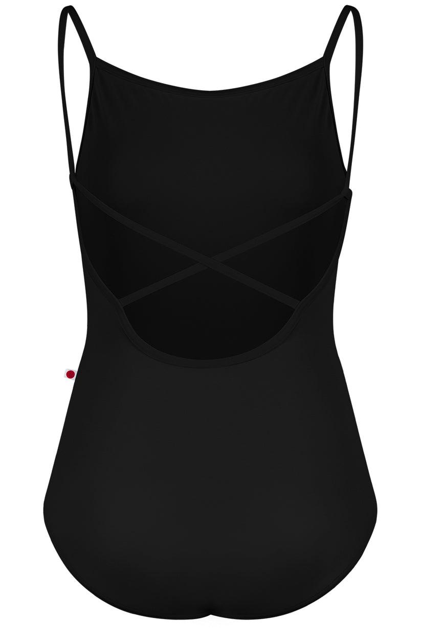 Yumiko Daniella Black Camisole Leotard Back