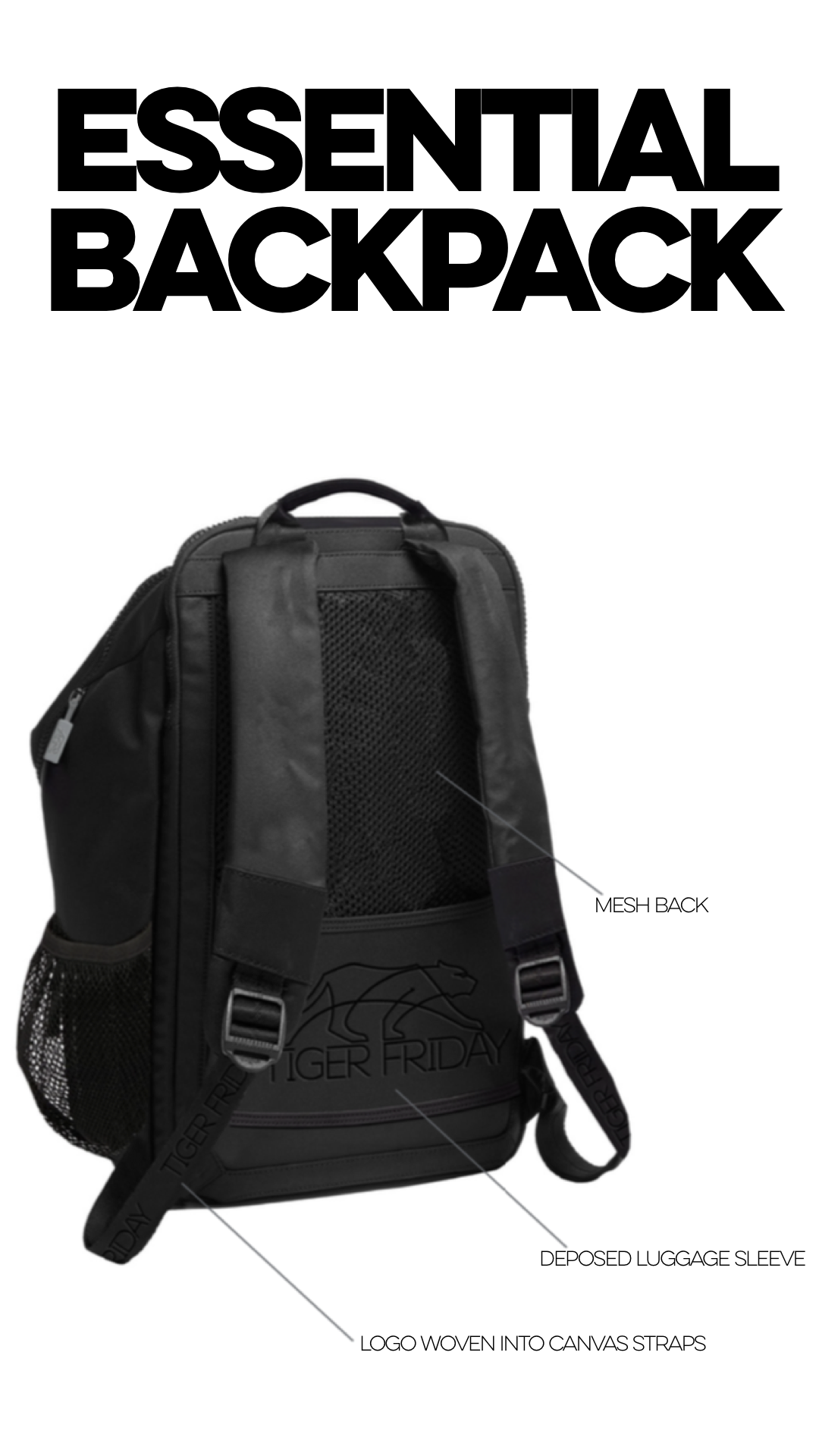 Tiger Friday Essential Backpack