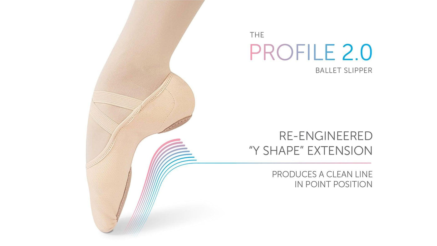 MDM Child Intrinsic Canvas Profile Ballet Shoe - Dance Gear Etc.