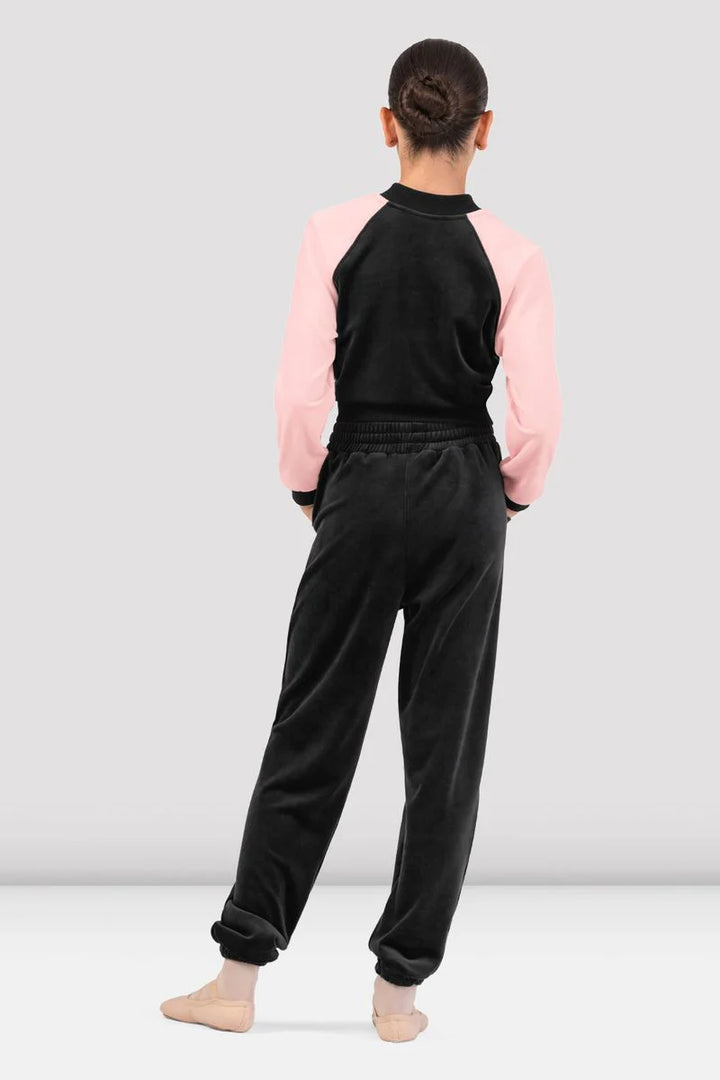 BLOCH Girls Julia Velvet Bomber Jacket