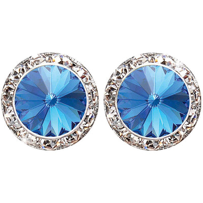Dasha Crystal Preciosa Earrings (12/17mm) - Dance Gear Etc.