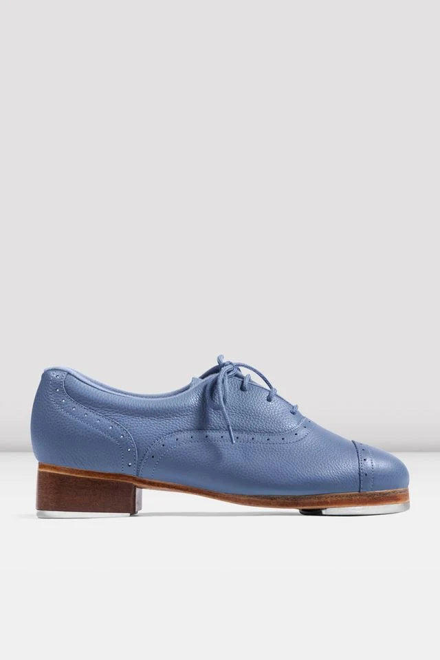 Ladies Jason Samuels Smith Sky Blue Pebble Leather Tap Shoes