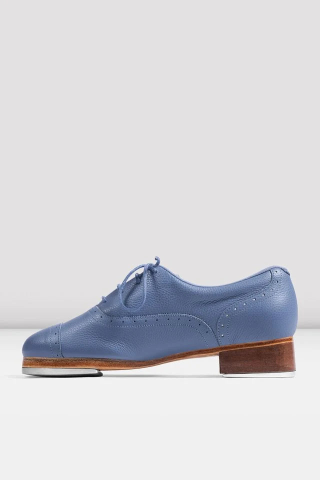 Ladies Jason Samuels Smith Sky Blue Pebble Leather Tap Shoes