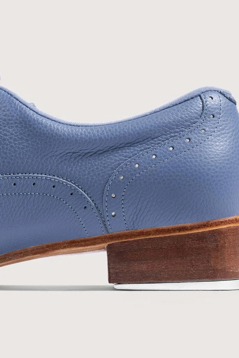 Ladies Jason Samuels Smith Sky Blue Pebble Leather Tap Shoes