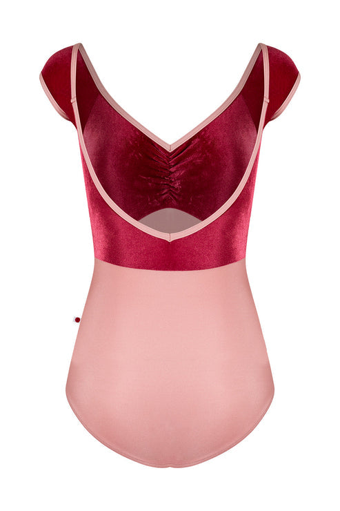 Yumiko Adult ELI Cap Sleeve V-Neck Ballet Leotard - Dance Gear Etc.