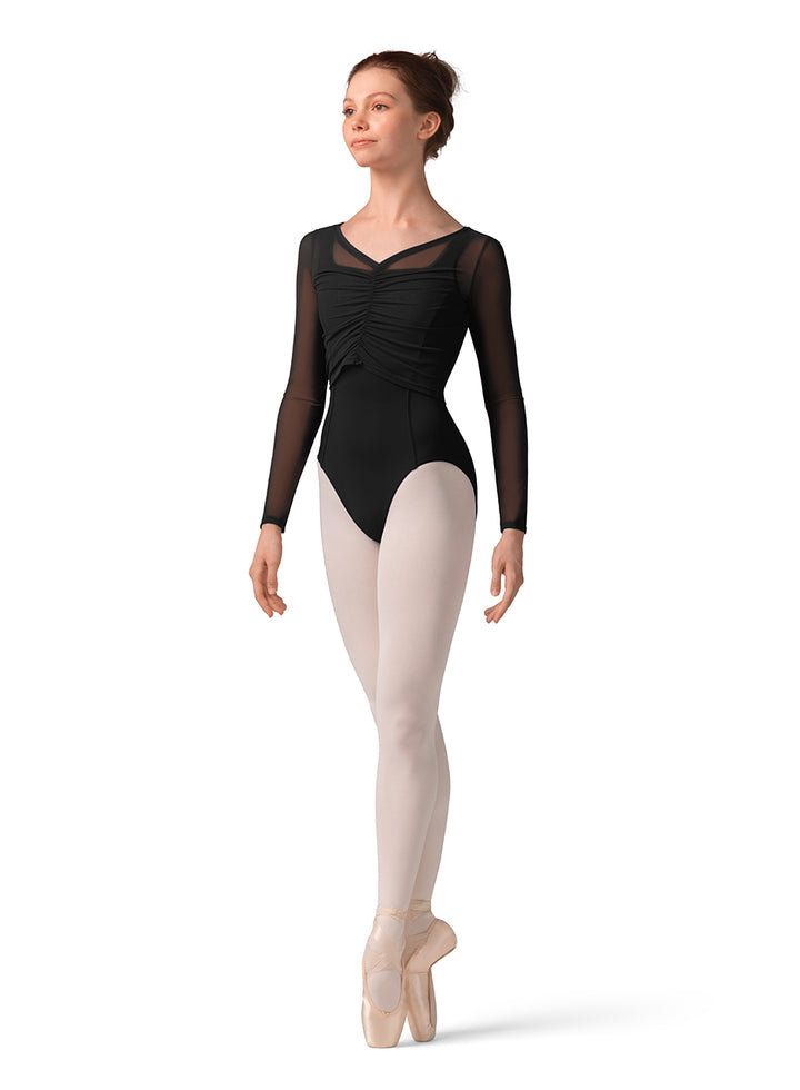 Mirella Ladies Mesh Long Sleeve Top