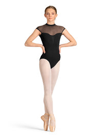 Bloch Mirella Ladies Mock Neck Cap Sleeve Leotard