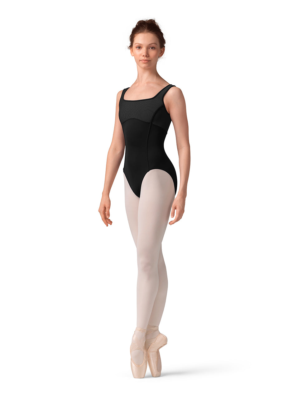 Mirella Ladies Wide Strap Tank Leotard