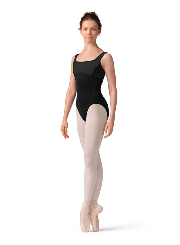 Mirella Ladies Wide Strap Tank Leotard