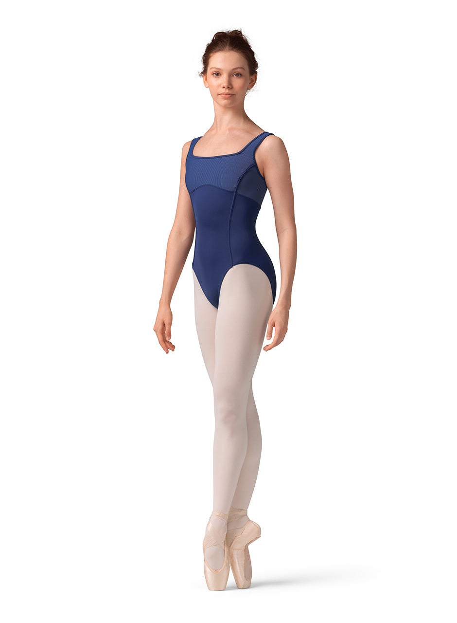 Mirella Ladies Wide Strap Tank Leotard