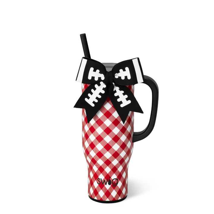 Swig Life Gameday Gingham Red + Black Mega Mug 30oz