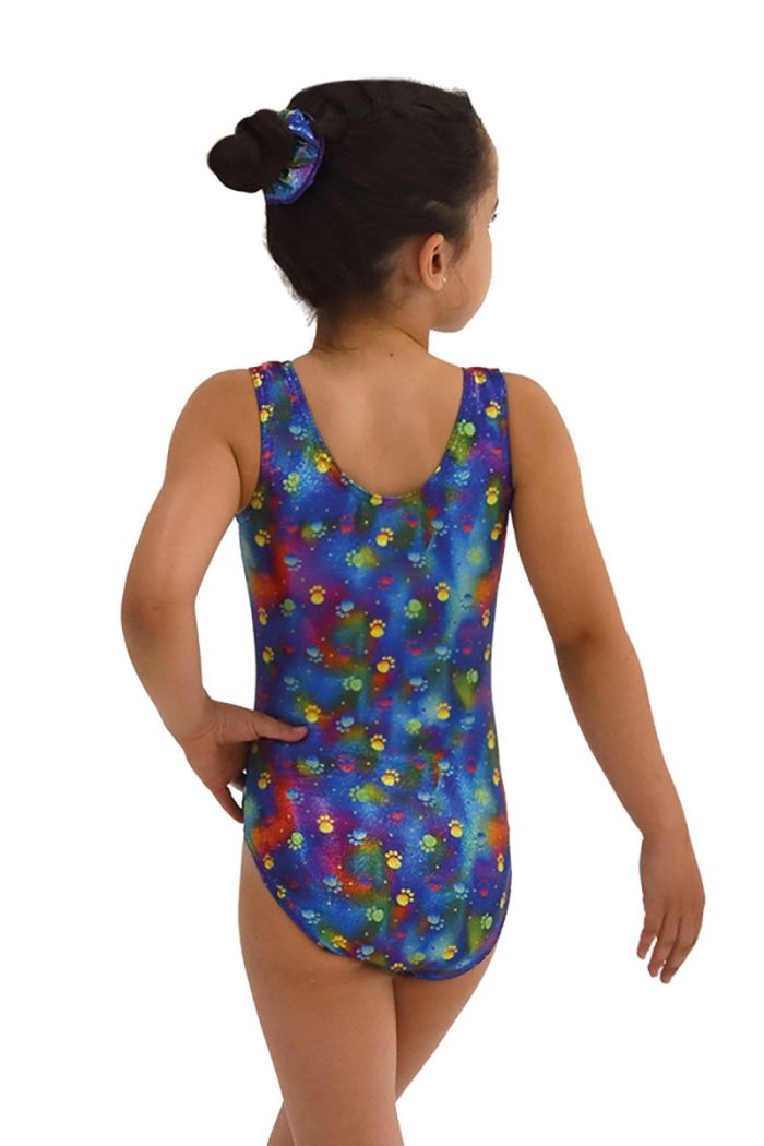 Mondor Gymnastics Printed Leotard paw