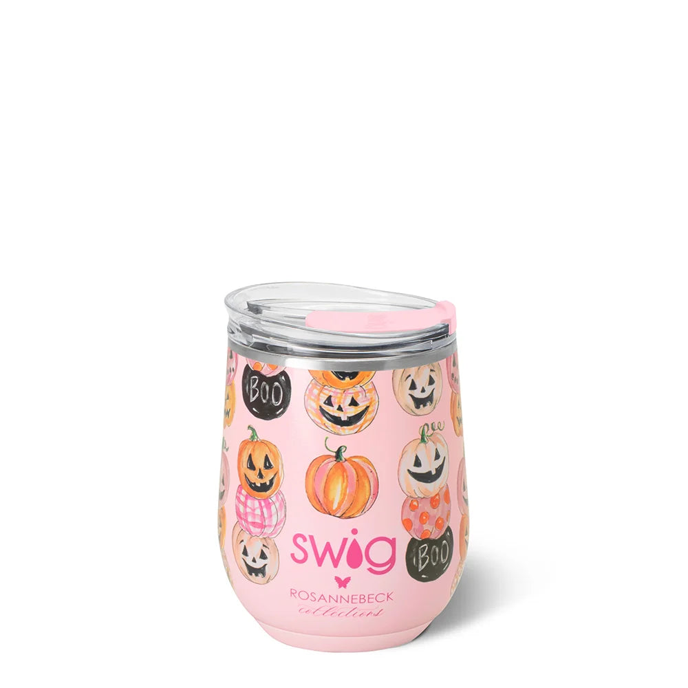 Swig Life Pumpkin Stacks Stemless Wine Cup 12oz