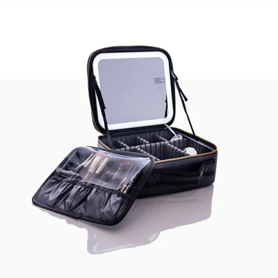 Rac N Roll Cosmetic Bags with LED Mirrors