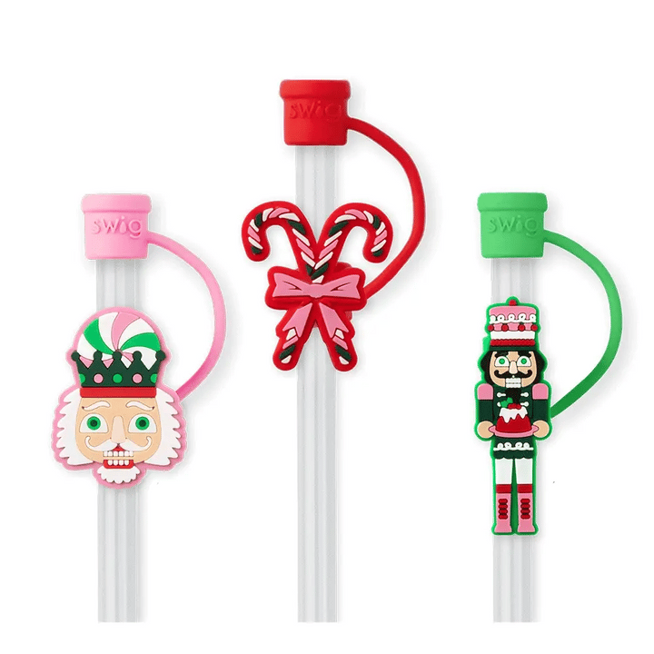 Swig Life Sugar Plum Soldiers Straw Topper Set