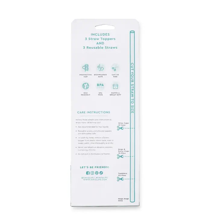 Swig Life Sugar Plum Soldiers Straw Topper Set