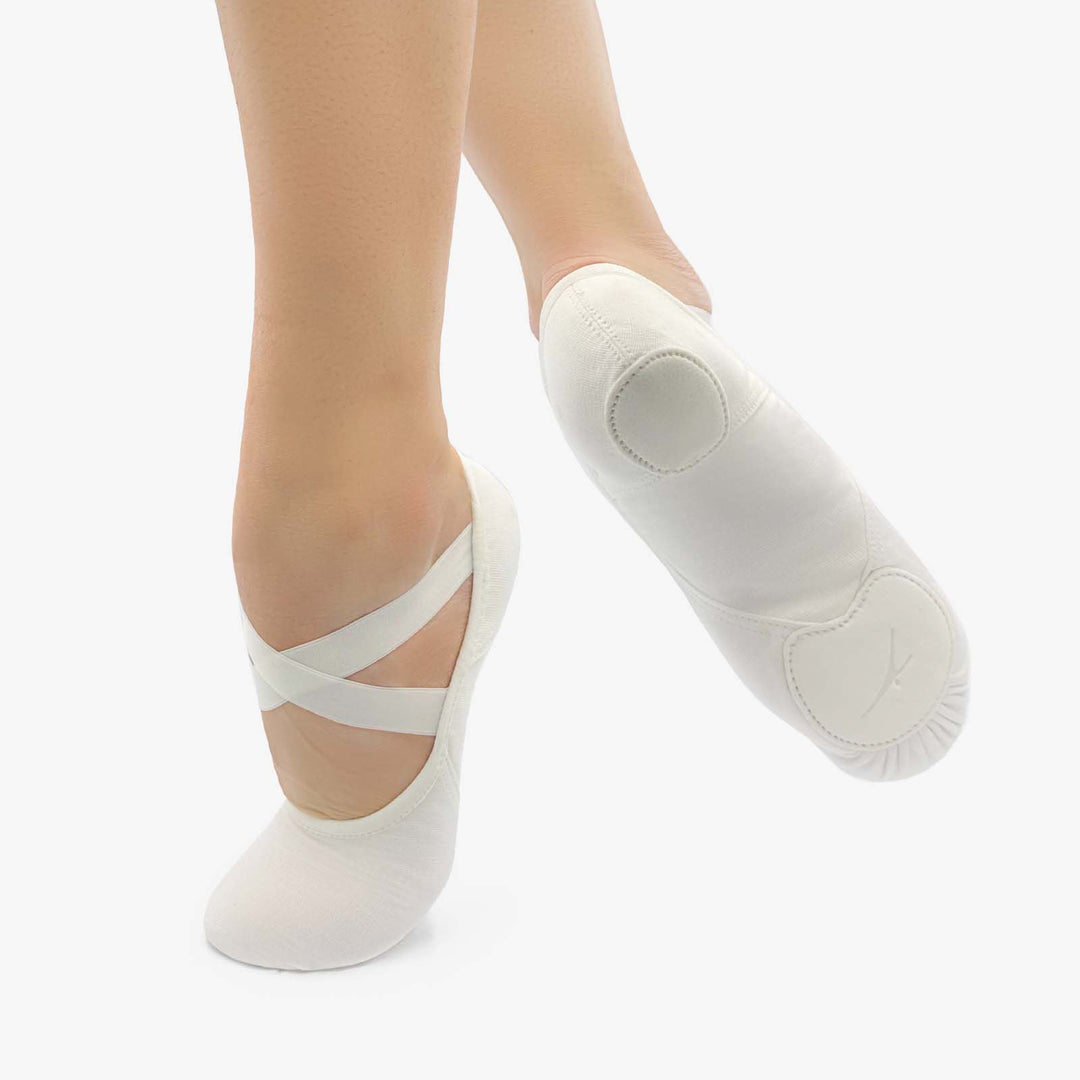 So Danca SD140 Diamond Stretch Ballet shoe in White
