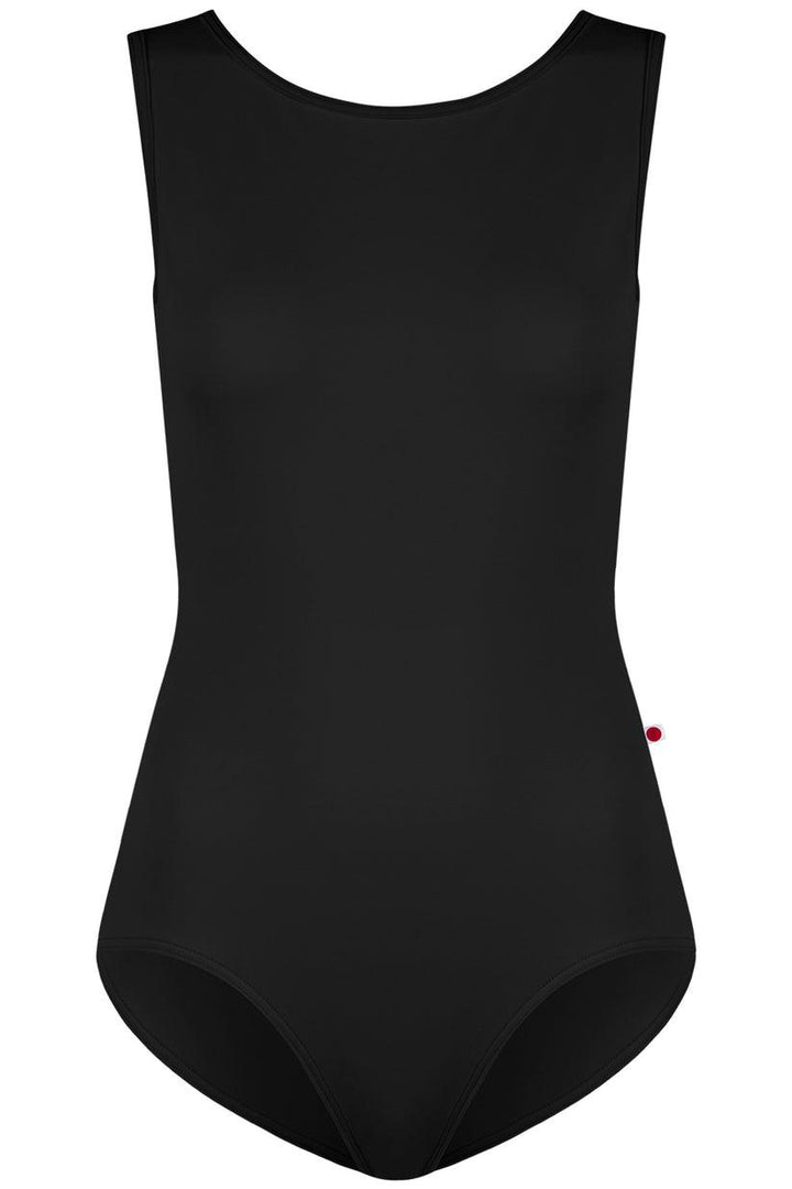 Yumiko Adult Sofiane Round Neck Black Leotard Front