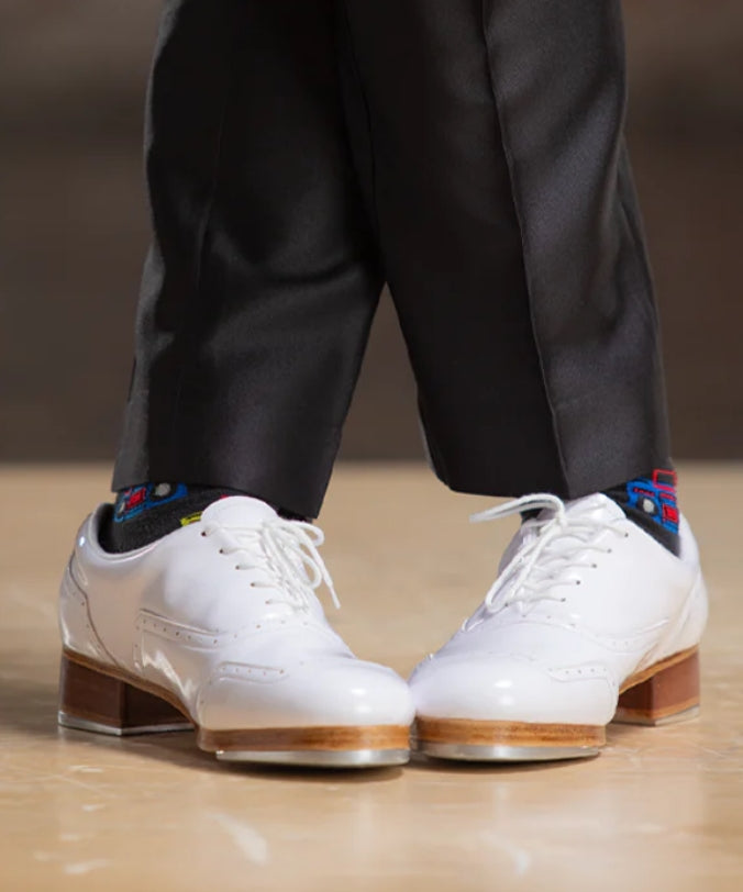 jason samuel white tap shoes