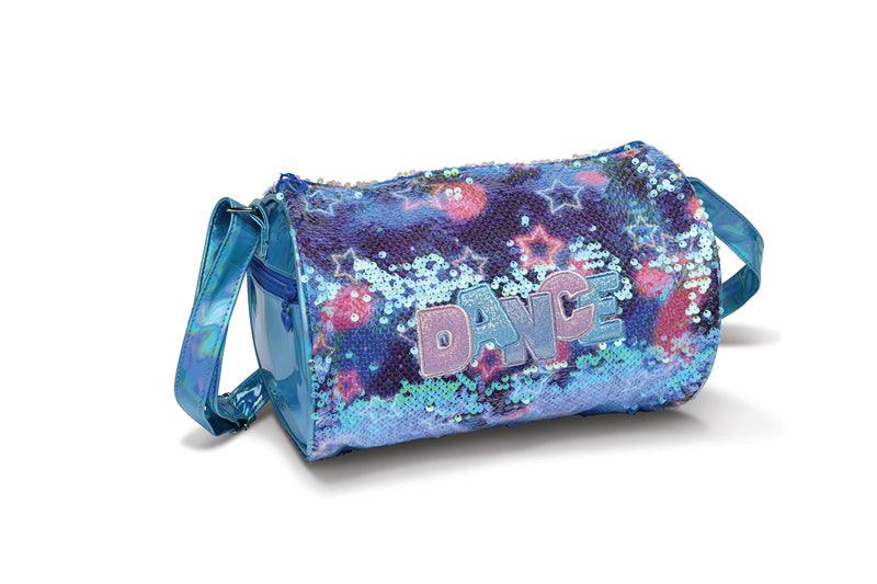 DanzNMotion Blue Sequin Star Duffle - Dance Gear Etc.
