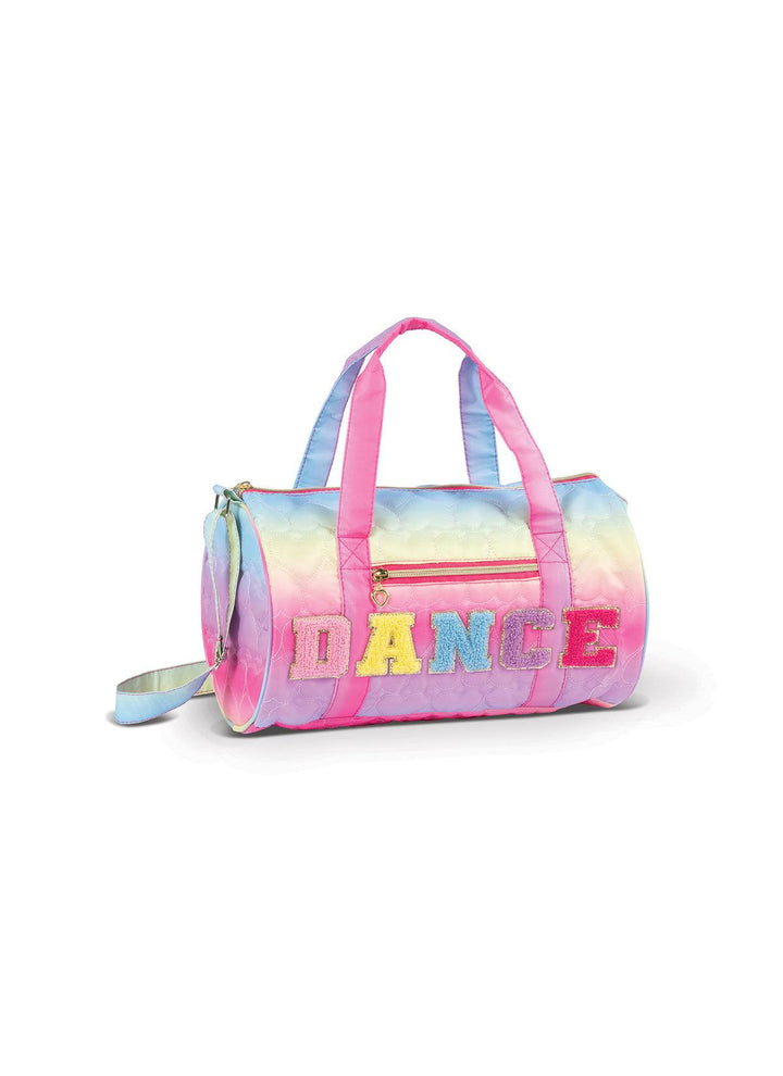 DanzNMotion Quilted Heart Rainbow Duffle Bag - Dance Gear Etc.