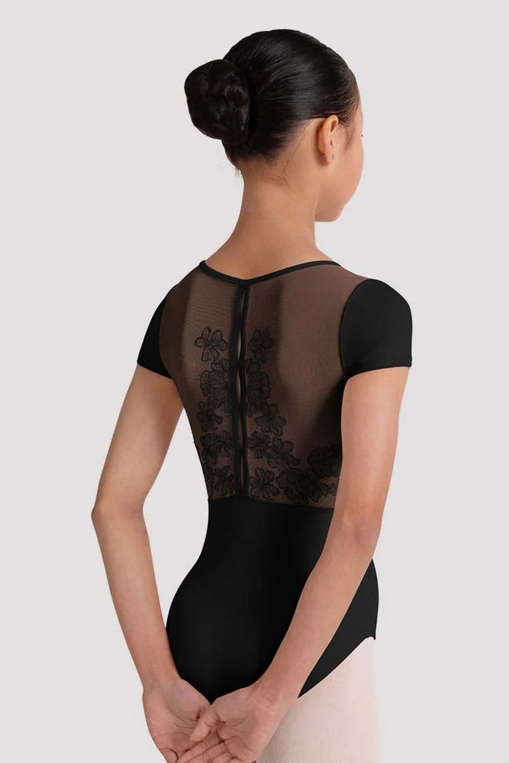 Bloch Emboss Short Sleeve Leotard